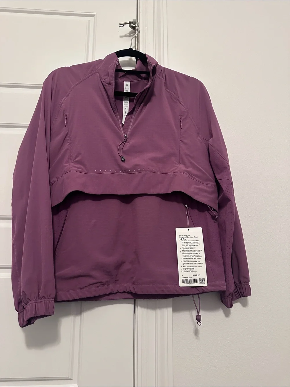 lululemon athletica Plum Lightweight Half-Zip Utility Jacket